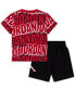 Фото #2 товара Toddler Boys Printed T-Shirt & French Terry Shorts, 2 Piece Set