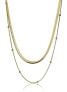 Adelyn Double Gold Plated Necklace EWN23094G