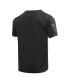 ფოტო #2 პროდუქტის Men's Black Chicago Blackhawks Wordmark T-shirt