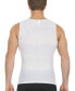 Фото #2 товара Men's Big & Tall Power Mesh Compression Sleeveless V-Neck Shirt