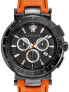 Фото #2 товара Versace Herren Armbanduhr Mystique Chrono 46 mm Datum, Chronograph Armband Leder VFG030013