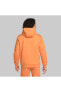 Фото #2 товара Sportswear Club Fleece Erkek turuncu Polarlı Kapüşonlu Fermuarlı Spor Ceket bv2645