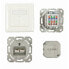 Фото #1 товара Synergy 21 S216358 - 2 x RJ-45 - 6a - White - 80 mm - 80 mm - 5.6 cm