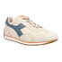Diadora Equipe H Canvas Stone Wash Lace Up Mens Off White Sneakers Casual Shoes