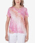 Фото #1 товара Women's Paradise Island Lace Detail Ombre Medallion Top