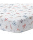 Фото #1 товара Baby Blooms Watercolor Floral/Butterfly Cotton Fitted Crib Sheet