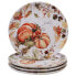 Фото #1 товара Harvest Splash Dinner Plate, Set of 4