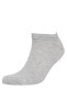 Erkek Çizgili 7li Pamuklu Patik Çorap C0137AXNS
