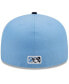 ფოტო #5 პროდუქტის Men's Light Blue, Navy Hillsboro Hops Marvel x Minor League 59FIFTY Fitted Hat