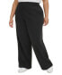 Фото #1 товара Брюки спортивные Calvin Klein High-Waist Wide-Leg Plus Size (штрих-код: xxxxxxx)