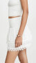 Фото #4 товара Peixoto Women's Ruffle Miniskirt Swim Cover-Up White Size S
