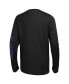 Фото #2 товара Men's Black Los Angeles Rams Agility Long Sleeve T-shirt