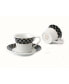 Фото #3 товара 12 Piece 2oz Espresso Cup and Saucer Set, Service for 6