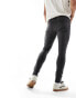 Фото #10 товара ASOS DESIGN spray on jeans with power stretch and rips in washed black