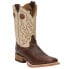 Фото #2 товара Justin Boots Caddo Square Toe Cowboy Mens Brown Dress Boots BR776