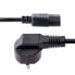 Фото #3 товара StarTech.com 3m (10ft) Computer Power Cord - 18AWG - EU Schuko to C13 Power Cord - 250V 10A - Black Replacement AC Cord - TV/Monitor Power Cable - Schuko CEE 7/7 to IEC 60320 C13 Power Cord - PC Power Supply Cable - 3 m - CEE7/7 - C13 coupler - SVT - 250 V - 10 A