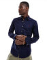 Polo Ralph Lauren icon logo slim fit garment dyed oxford shirt in navy