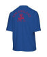 Фото #4 товара Women's Royal New England Patriots Half-Sleeve Mock Neck T-shirt
