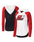 ფოტო #1 პროდუქტის Women's White and Red 23XI Racing Triple-A Long Sleeve Hoodie T-shirt