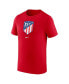 Фото #3 товара Men's Red Atletico de Madrid Crest T-shirt