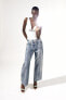 Фото #6 товара Блестящие джинсы trf loose со средней посадкой ZARA