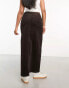 ASOS DESIGN cord maxi skirt in chocolate