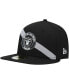 Фото #1 товара Men's Black Las Vegas Raiders Stripe 59FIFTY Fitted Hat