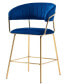 Bellai Fabric 24" Bar Chair, Set of 2
