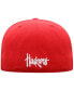 Men's Scarlet Nebraska Huskers Team Color Fitted Hat Красный, 7 - фото #5