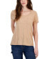 Фото #1 товара Juniors' Super Soft Burnout Pocket Tee