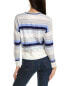 Фото #2 товара Wispr Gradient Nautical Stripe Silk-Blend Sweater Women's