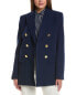 Фото #1 товара Michael Kors Collection Wool Blazer Women's Navy 0