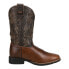 Roper Trigger TooledInlay Square Toe Cowboy Mens Brown Casual Boots 09-020-0906