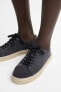 LEATHER AND JUTE TRAINERS