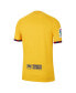 Men's Yellow Barcelona 2022/23 Fourth Vapor Match Authentic Jersey
