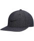 ფოტო #5 პროდუქტის Men's Skateboard Heathered Black Faux Denim Snapback Hat