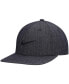 Фото #5 товара Men's Skateboard Heathered Black Faux Denim Snapback Hat