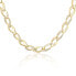 Solid gold-plated chain with zircons SVLN0205SH2GO42