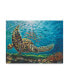 Фото #1 товара Интерьерная картина Trademark Global Carolee Vitaletti Deep Sea Swimming I - 37" x 49" - Холст