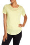 Фото #1 товара Acrobat 153152 Women's Hi-Lo Linen Tee Short Sleeve Lemon Sz. Medium