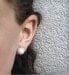 Silver earrings with real pearl AGUP1656PS
