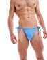 Фото #1 товара ASOS DESIGN swim brief with tie sides in blue