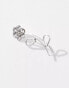 Фото #4 товара Kingsley Ryan Sterling Silver gem flower ear crawler in silver