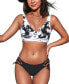 Фото #1 товара Women's Bikini Swimsuit Front Cross Lace Up Two Piece Bathing Suit