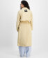 Фото #2 товара Women's Button-Front Trench Coat