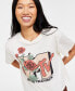 Топ Love Tribe MTV Floral Cropped Tee