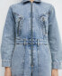 ფოტო #5 პროდუქტის Women's Zipper Denim Jumpsuit