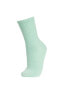 Kadın Çok Renkli Basic 3'Lü Soket Tenis Çorap V5071AZ21AU