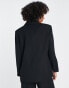 Фото #2 товара Reclaimed Vintage oversized blazer in black