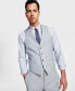 Фото #1 товара Men's Slim-Fit Sharkskin Suit Vest, Created for Macy's